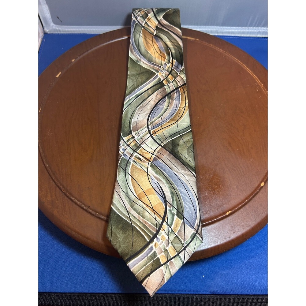 J. Garcia Emerald‎ City Men's 100% Silk Tie Collection Fifty-Three Necktie Brown